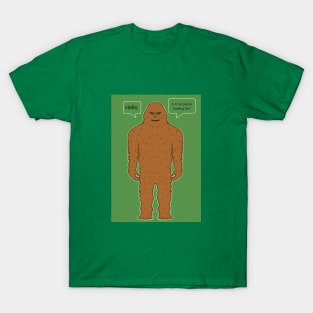 Bigfoot: "Is it me you're looking for?" T-Shirt